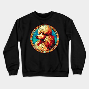 Standard Poodles - Poodle Owner Design - Art Nouveau Crewneck Sweatshirt